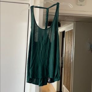 Cute xxi green tank top